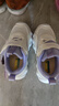 B.Duck小黄鸭童鞋女童鞋子亮灯单网鞋夏季透气发光闪灯儿童运动鞋白紫27 实拍图