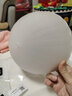 磨砂玻璃灯罩外壳替换圆形E27螺口卧室台灯欧式防刺眼DIY灯罩配件 玻璃凤尾罩小号（注意看材质） 实拍图