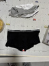 Calvin KleinCK 男士棉质平角内裤 3条套装 LV00NB4389 MP1黑/灰/白  L 实拍图