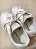 拉夏贝尔女鞋板鞋女新款百搭小白鞋软底休闲运动鞋子女 米卡其-A 36 实拍图