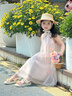 巴拉巴拉童装儿童连衣裙2026夏装新款女童宝宝裙子背心裙甜美网纱裙公主裙 红白色调00361 130 实拍图