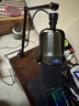 御葵D80双模动圈麦克风 D80X电脑直播话筒录音配音播客电台游戏视频会议手机收音麦有线卡农USB二合一 D80标准版+悬臂支架（茶褐） 实拍图