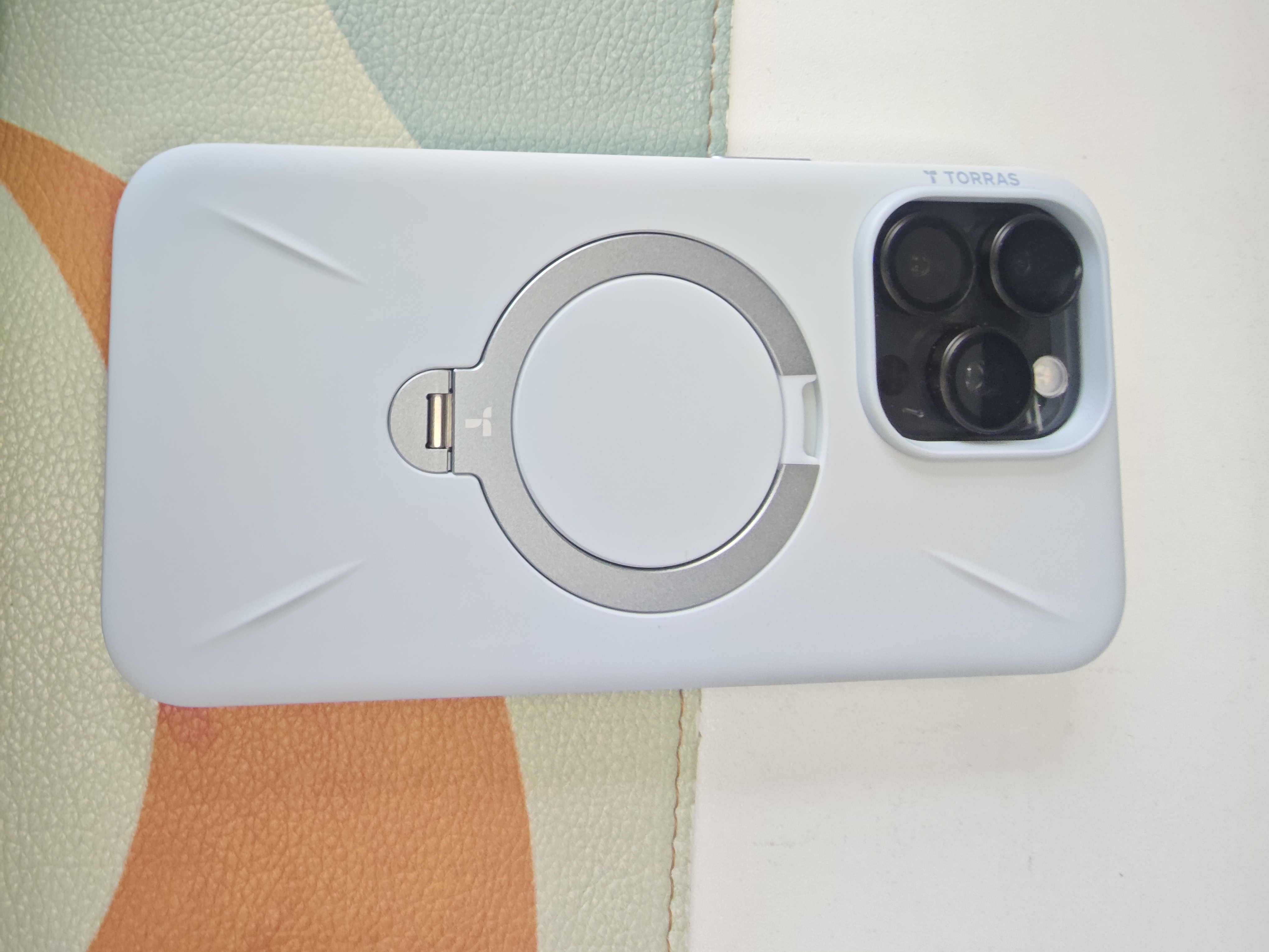 图拉斯支点壳Q3Mono【papi酱同款丨亲肤液态硅胶】 适用苹果18promax手机壳iphone18pro磁吸17支架16防摔 【海汀蓝】 iPhone15ProMax 实拍图