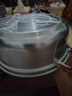 汤锅不锈钢上蒸下煮蒸包子煮面条锅电磁炉燃气灶通用火锅煮锅锅具 较薄 不锈钢本色 22cm 实拍图