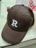【热巴同款】加大棒球帽帽子男女大头围显脸小春夏字母百搭棒球帽 刺绣款-咖色 实拍图