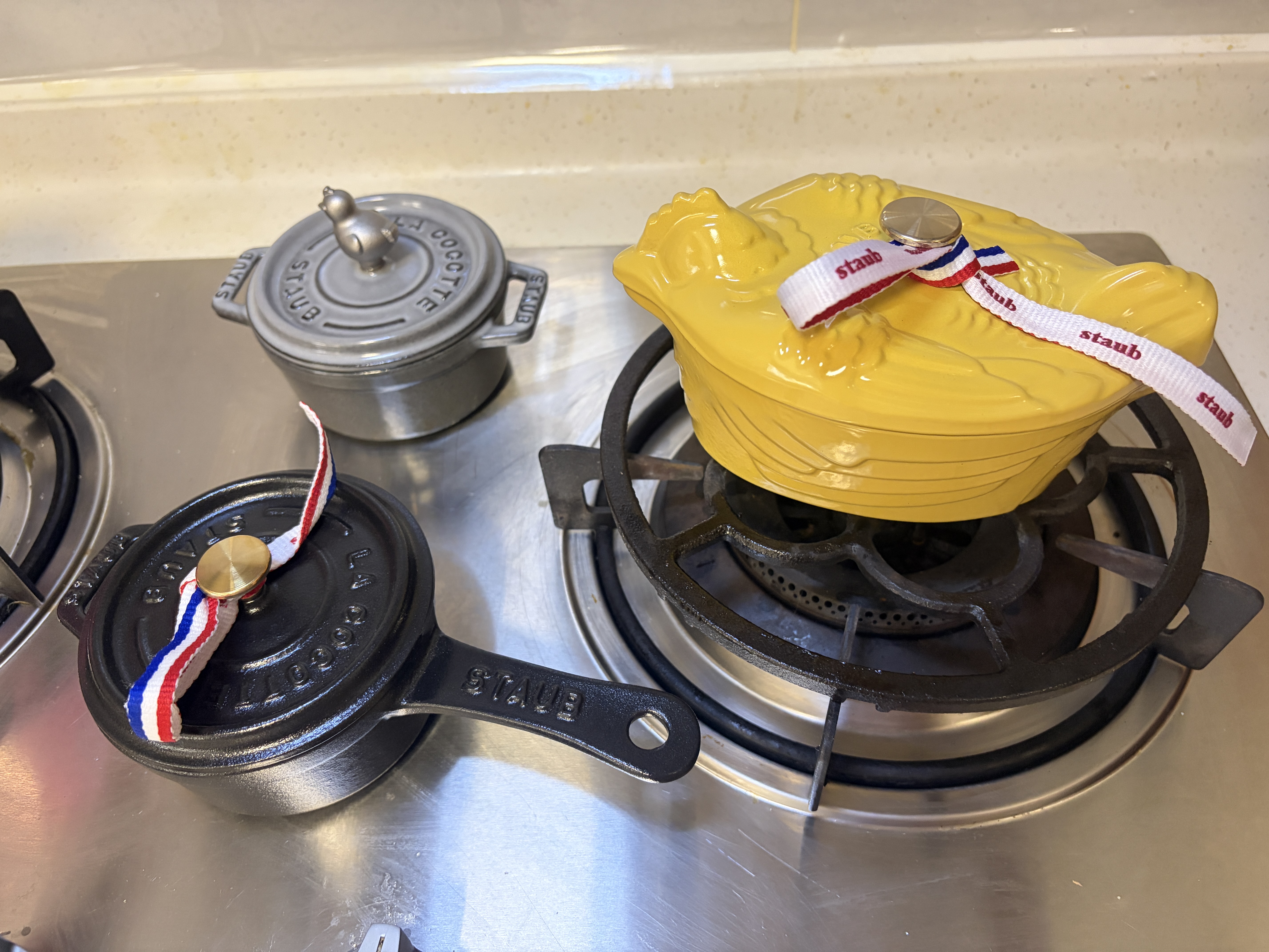 珐宝（staub）法国进口珐琅铸铁锅单柄奶锅宝宝辅食锅泡面锅平底汤锅家用煮粥锅 迷你单柄奶锅黑色 10cm 实拍图