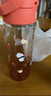 膳魔师（THERMOS）儿童水杯tritan便携塑料直饮杯小学生开学必备小熊猫水壶600ml红 实拍图