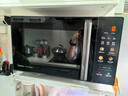 美的（Midea）微碳微波炉烤箱一体机900w微波1000w烧烤平板光波速热23L容量变频臻彩荧幕 （C32） 实拍图