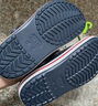 卡骆驰（CROCS）贝雅卡骆班洞洞鞋轻便耐磨一脚蹬休闲鞋女鞋时尚沙滩鞋|205089 黑色/白色-066 37 /38(230mm) 实拍图