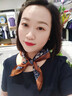GLO-STORY真丝丝巾女 小方巾53cm领巾优雅气质款花桑蚕丝母亲节礼盒装 实拍图