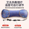 AI JOOU肩颈椎热敷枕 电加热艾灸艾草护颈枕头颈椎病专用枕头 睡觉专用蓝 实拍图