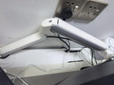 Brateck北弧 显示器支架 机械臂 电脑支架桌面夹式底座 屏幕升降增高架E350ez白17-32吋 悬空托臂适配卓威 实拍图