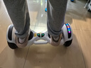 领奥智能儿童电动平衡车3-6-12岁体感8到10岁到15岁以上两轮自动平行车双轮成年人新款扭扭车 10吋炫光白【蓝牙+减震越野轮】 实拍图