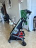 凯利童车凯利TS208口袋式推车一键收车轻便遛娃神奇大储物篮可坐可半躺 TS208A pro版 碧苔青【升级六重避震】 实拍图
