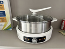小熊（Bear）0涂层电火锅火锅专用锅电锅家用5-8个人不粘分体式可拆洗多功能蒸煮一体不锈钢电煮锅6L火锅锅60L2 实拍图