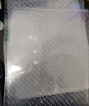 新时达100个装文件袋 A4加厚透明斜纹按扣袋 大容量办公收纳防水资料袋 文具 塑料考试卷 实拍图