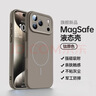 奶小鸭（NEYAA）适用苹果17promax手机壳iphone17promax保护套全包超薄Magsafe磁吸液态硅胶防摔简约男女款 钛原色 实拍图