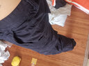 季言工装裤男士束脚裤男春夏小脚休闲裤修身运动长裤多袋男裤子 藏蓝色（束脚工装裤 32 实拍图