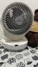 艾美特（AIRMATE）空气循环扇 家用桌面台式风扇节能电落地扇大风力宿舍卧室遥控摇头小风扇小型安静轻音电扇 R27 实拍图