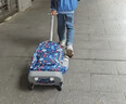 京商（Kyosho）拉杆书包小学生男孩女生儿童大容量可爬楼初中双肩可背可手提 18寸三轮海底世界 实拍图