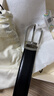 万宝龙MONTBLANC 椭圆针扣黑棕双面腰带皮带3cm 38157/128135礼物 实拍图