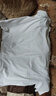 重磅纯棉短袖t恤男高档纯色印花休闲基础款内搭半袖打底衫 米杏 L  125-140斤 实拍图