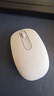 罗技（Logitech）M196 无线蓝牙鼠标 办公鼠标 笔记本商务办公家用 小巧便携 对称手型 珍珠白 实拍图