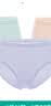 全棉时代女士中腰【年度热销款5A抗菌】高弹不变形不闷汗内裤女3条装 实拍图