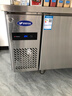 银都餐饮设备 【A股上市丨热评1W+】操作台冰柜商用冰箱冷藏柜平冷工作台卧式冷柜商用双温冷冻柜不锈钢保鲜柜 全铜管冷藏-二级能效 1.8米*0.8米*0.8米 实拍图