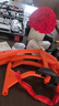 LULEA CO正版庞巴迪儿童电动车四轮越野遥控汽车玩具车童车六一儿童节礼物 熔岩橙24v旗舰版 实拍图
