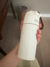 膳魔师（THERMOS）400ml保温杯吸管杯不锈钢男女士保冷水杯子TCMI-400S WH 实拍图