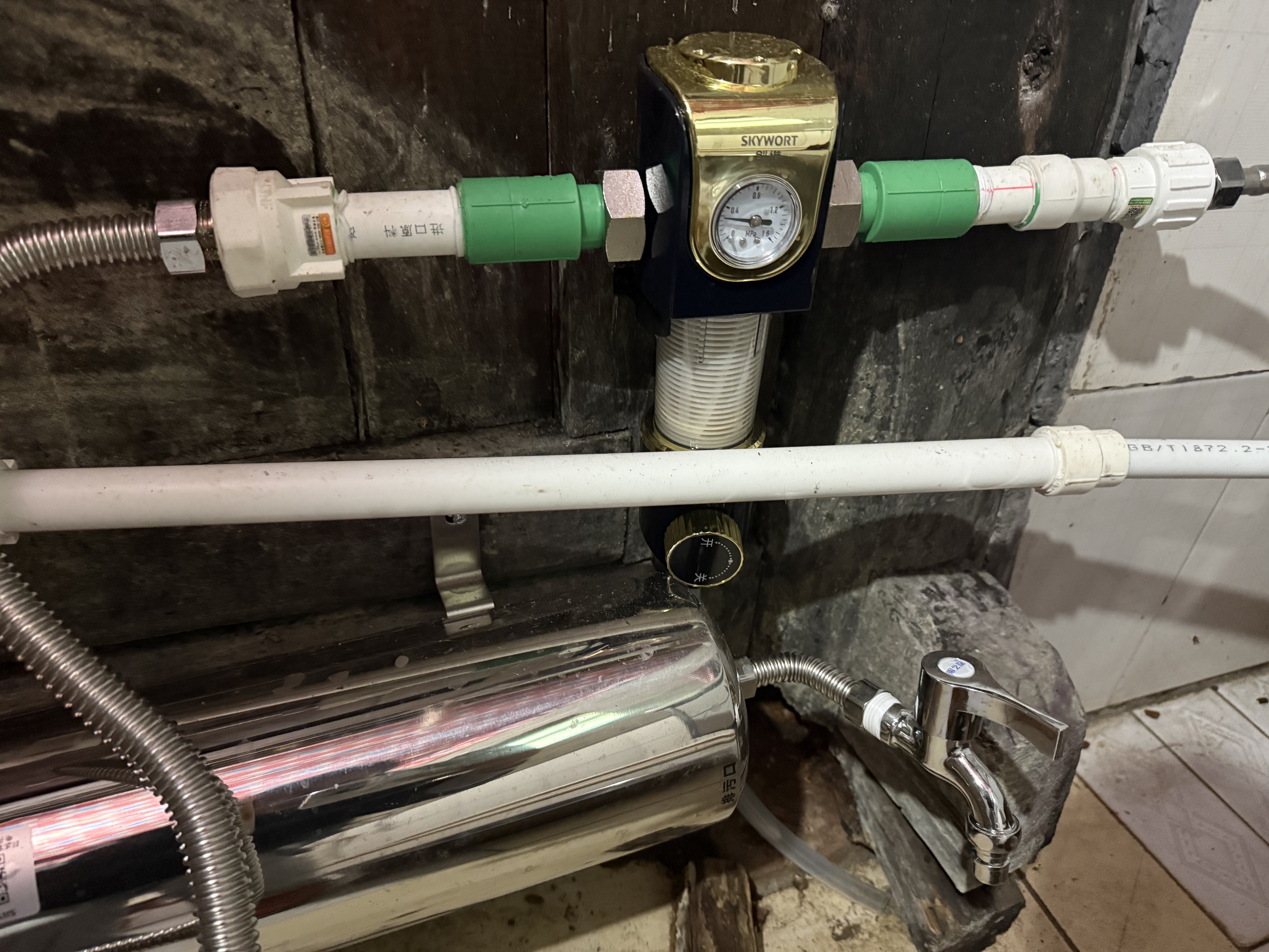 创维全屋中央净水器商用大流量家用厨下净水器前置过滤器自来水系统农村井水大流量管道超滤机别墅独栋 【3000L/h大流量】全屋小户型过滤 实拍图