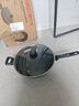 爱仕达不粘锅炒锅平底电磁炉炒菜锅无烟少油硬氧耐磨不沾炒菜锅 黑色 升级无油烟款 32cm 实拍图