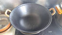 王源吉铁锅炒锅铸铁锅双耳苏锅王老式家用圆底无涂层龟纹大肚炒锅36cm 实拍图