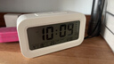 康巴丝（Compas）电子闹钟夜光智能语音报时起床神器闹铃强力叫醒儿童学生床头钟开学必备 2139 白色充电款开学季 实拍图