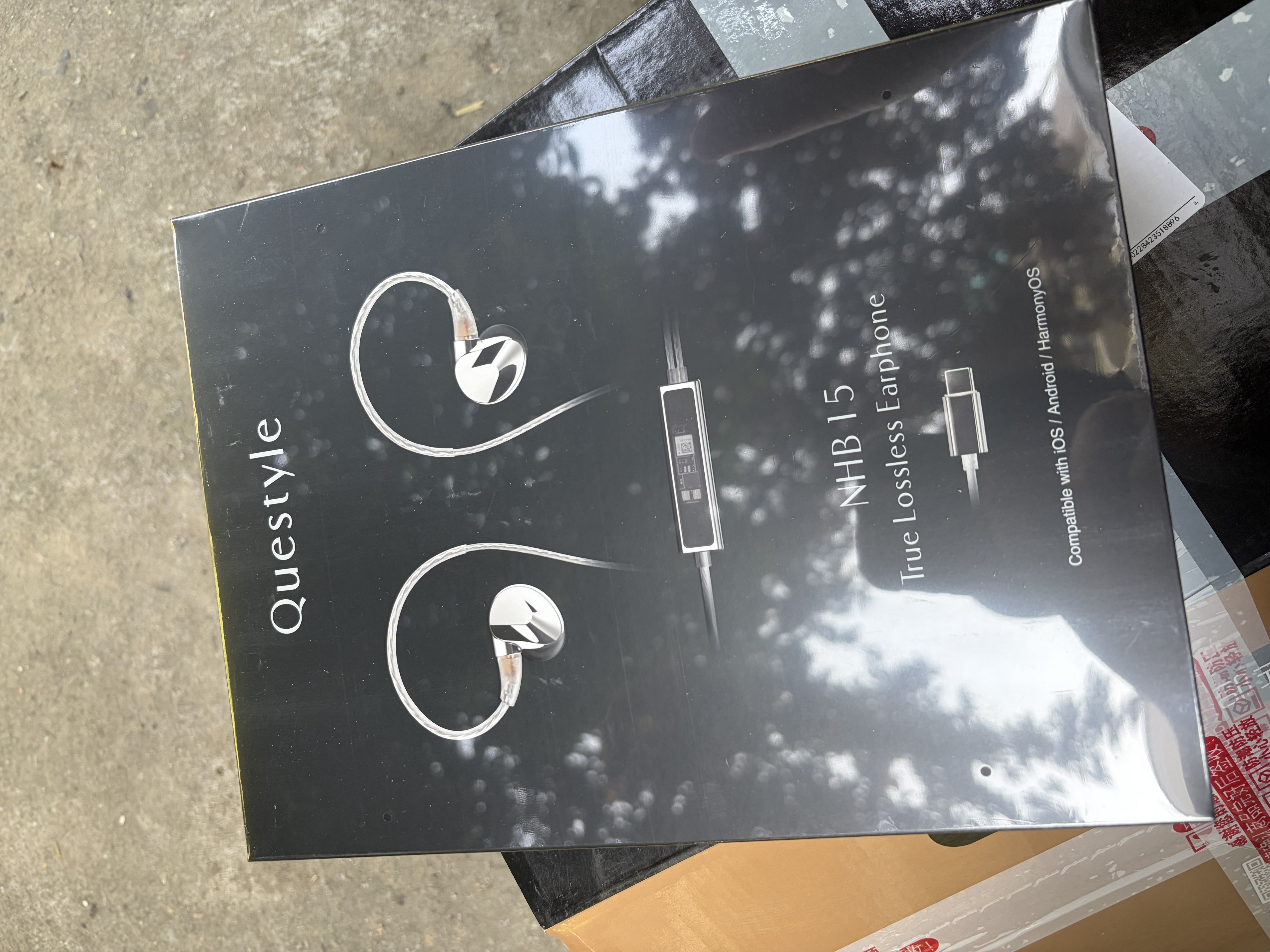旷世NHB15高保真无损发烧HIFI音乐耳机 192KHz 解码耳放一体 入耳式 苹果手机耳机Type-C 银色 Tpye-C版 实拍图