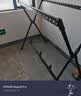 全品屋晾衣架落地伸缩可折叠晾衣杆免安装家用衣帽架阳台晒被子神器 加固枪灰色【可伸缩2.3M】+鞋托 稳固耐用 实拍图