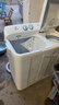 海尔（Haier）半自动双桶双缸洗衣机 12KG大容量  强力去污洗大件 一级能效家电国家补贴以旧换新 XPB120-81D2 实拍图