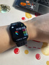 适用苹果手表表带耐克applewatch10 11 9 8尼龙nike回环Ultra表带 【NK黑配蓝色】表带 【46mm】适用Apple Watch10代/11 实拍图