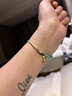 御邪黄金999足金转运珠齿轮手串手绳搭配diy礼物男女款情人节礼物 齿轮珠:约0.06g两颗 实拍图