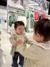 babylove女宝宝裤子春秋季纯棉休闲裤婴幼儿洋气喇叭裤外出百搭牛仔裤 晒单实拍图