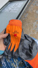 3M劳保手套工地胶皮耐磨浸胶防滑防护拔河维修 手套 橙色L 实拍图