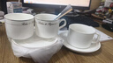 CLITON咖啡杯碟套装欧式金边陶瓷杯西式红茶杯早餐杯牛奶杯6杯6碟6+杯架 实拍图