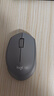 罗技（Logitech）M330 轻音鼠标 无线鼠标 办公鼠标 右手鼠标 带无线微型接收器 灰色 实拍图