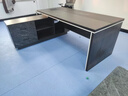舒炫老板桌总裁办公桌简约现代经理主管办公桌椅组合大班台办公家具 1.8米老板桌+侧柜 实拍图