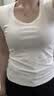 猫人吊带螺纹纯棉背心女士2026新款内搭外穿宽肩遮副乳防走光吊带上衣 实拍图