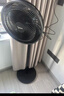 美的（Midea）电风扇落地扇台扇家用大风量电扇宿舍轻音低噪台式桌面两用节能 【七叶强风  台地两用】曜石黑SAF30AB 实拍图