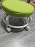【京喜甄选】椅子万向轮美缝凳子带轮旋转擦地矮凳美甲修脚凳滑轮 儿童凳-绿色款 实拍图