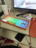 狼蛛（AULA）HERO 68XS镂空无线三模磁轴键盘RT电竞游戏专用双8K ARGB背光68键客制化机械键盘网页驱动无畏契约 【HERO68 XS无线三模】幻宇橙-雪神磁轴 实拍图