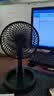 电风扇伸缩折叠小风扇宿舍家用静音充电型办公台式USB桌面宿舍大风力夏台面落地两用折叠电风扇 颜色随机 直插款无档位开关1个装 实拍图